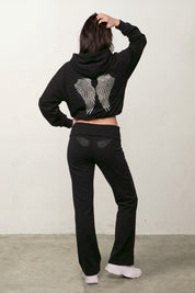 Ensemble Jogging Ailes Brillantes Y2K Noir – Ensemble Y2K | Y2K Club