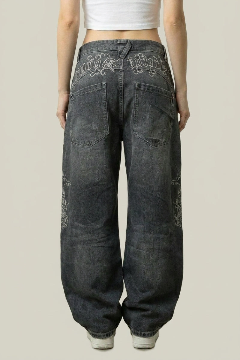 Jean Baggy Oversize – Denim Streetwear Y2K | Y2K Club