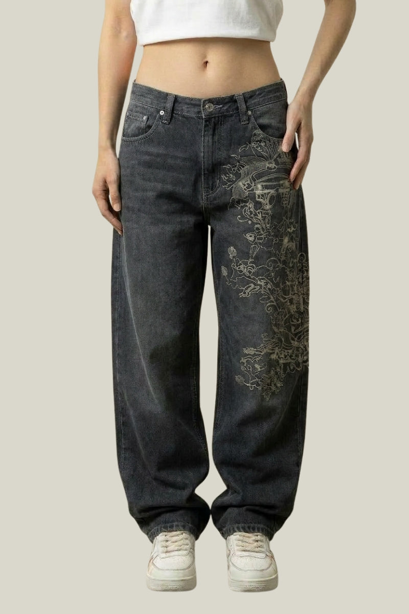 Jean Baggy Oversize – Denim Streetwear Y2K | Y2K Club