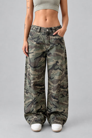 Jean Camouflage Skater