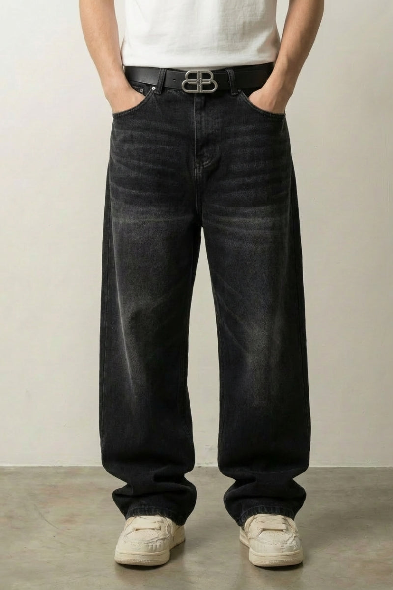 Jean Délavé Gothique – Denim Streetwear Y2K | Y2K Club