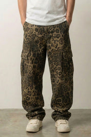 Jean Léopard Baggy – Denim Streetwear Y2K | Y2K Club