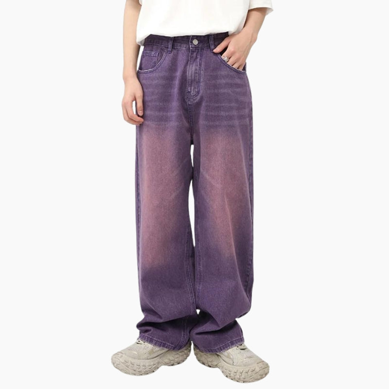 Jean Y2K mixte édition 'Distressed Purple'