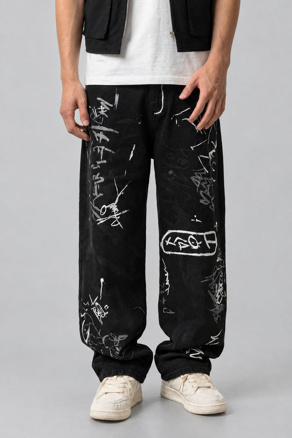 Jean Graffiti Hip-Hop