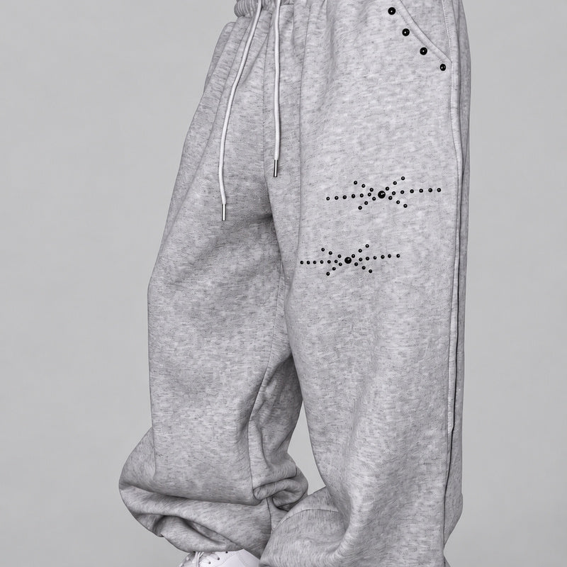 Jogging Large Oversize — vue de trois-quarts, Y2K CLUB