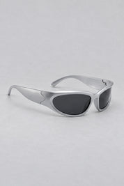 Lunettes Sport Punk — seules sur fond gris studio
