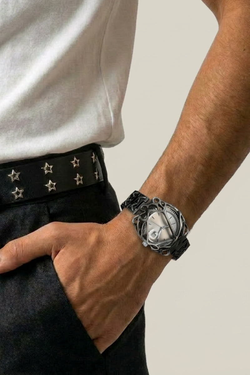 Montre Punk Argent – Montre Y2K | Y2K Club