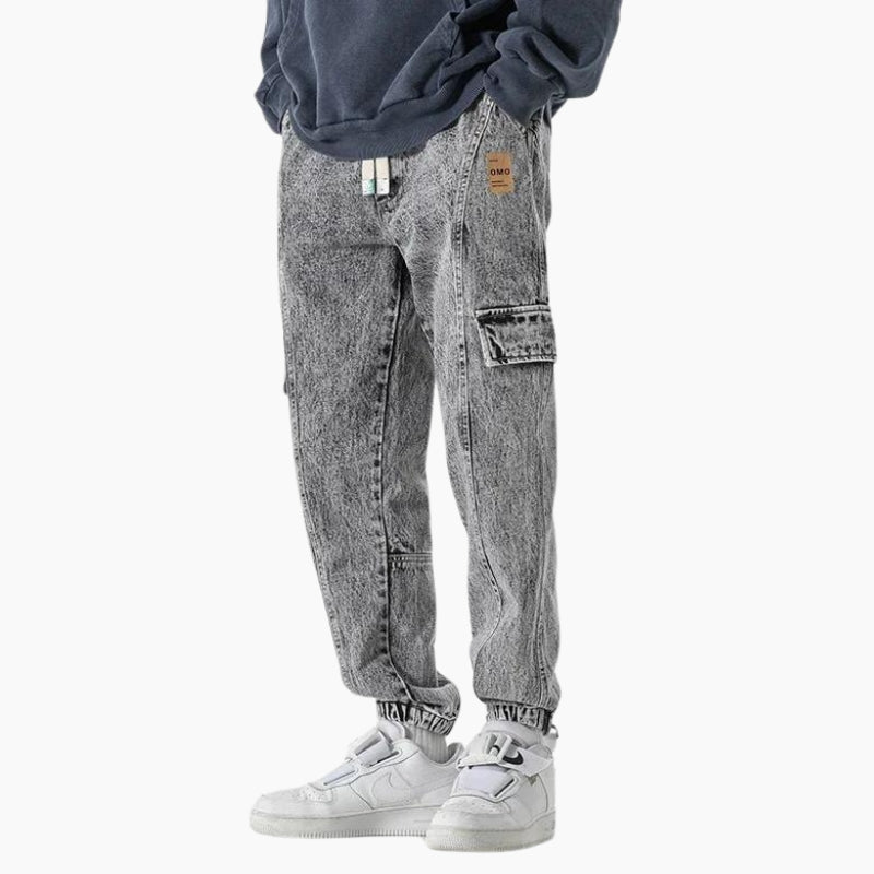 Pantalon Y2K édition 'Casual Cargo Gris'