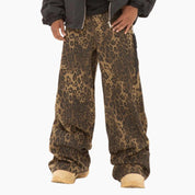 Pantalon Y2K mixte édition 'Leopard Wild'