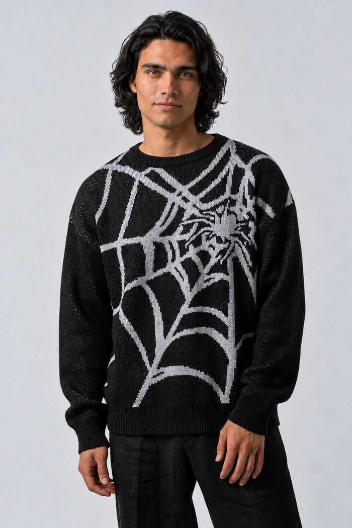 Pull Araignée Jacquard