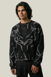 Pull Color Block Streetwear – Pull Knitwear Y2K | Y2K Club