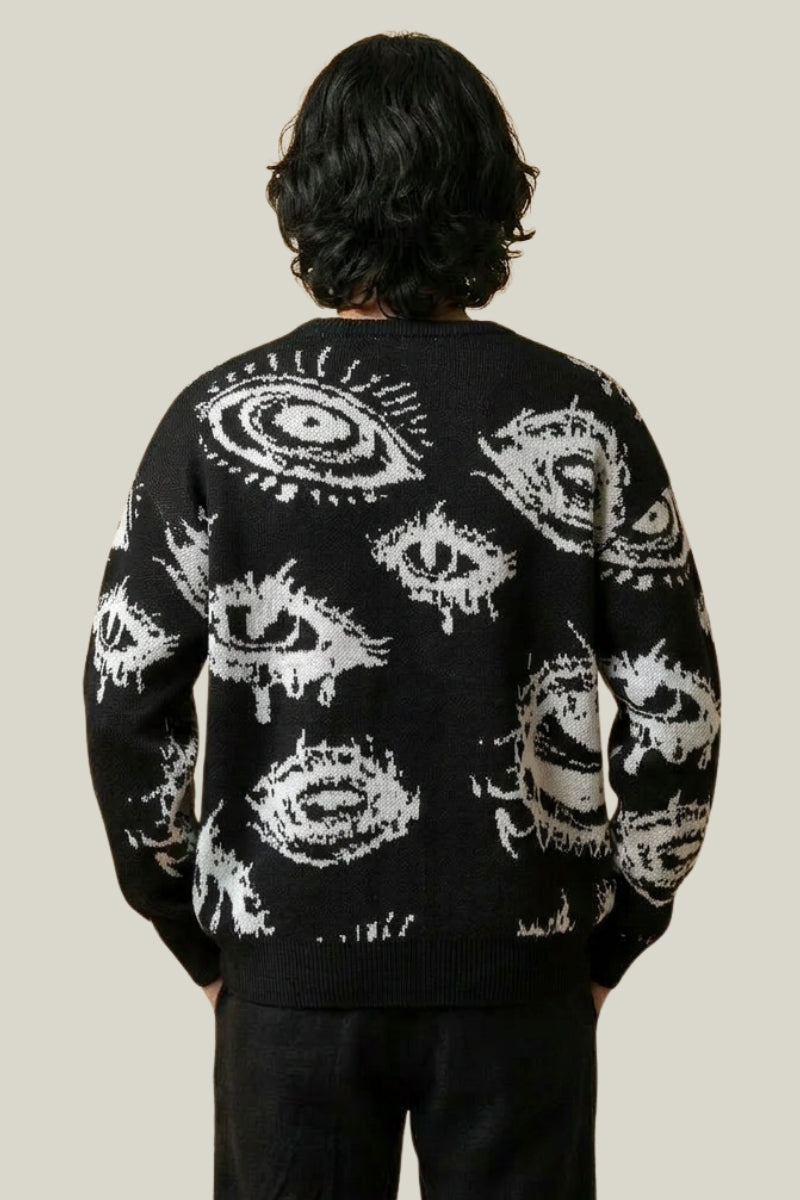Pull Eyes Mystique – Pull Knitwear Y2K | Y2K Club