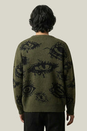 Pull Œil Abstrait – Knitwear Y2K | Y2K Club