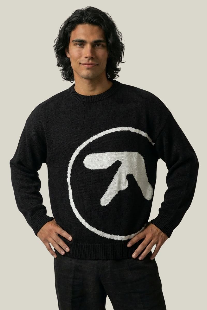 Pull Tricot Col V Rayures – Knitwear Y2K | Y2K Club