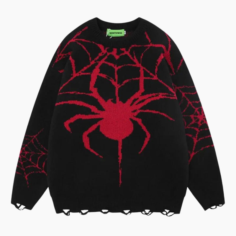 Pull Y2K édition 'Spiderman Noir'