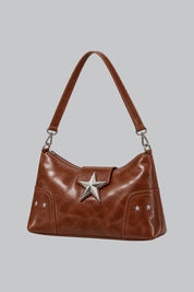 Sac Gothique Vintage Marron — vue studio sur fond gris