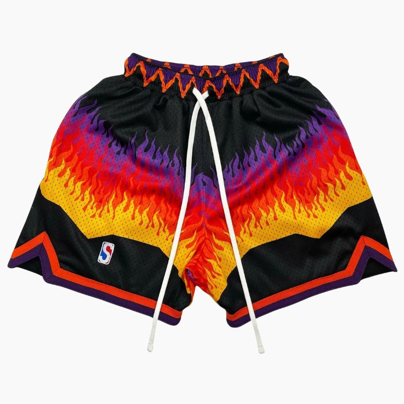 Short Basket 'Rétro Firestorm', short trapstar basket