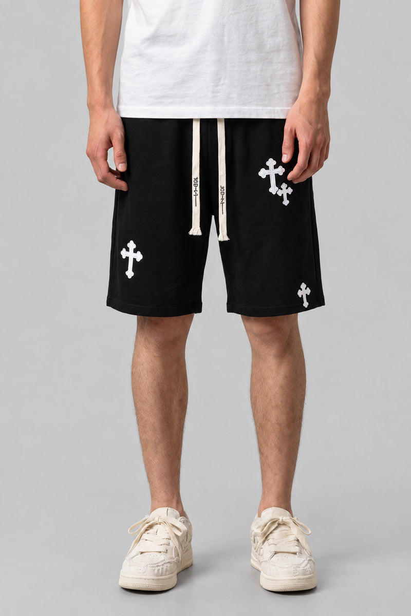 Short Hip-Hop Streetwear — vue de face, Y2K CLUB
