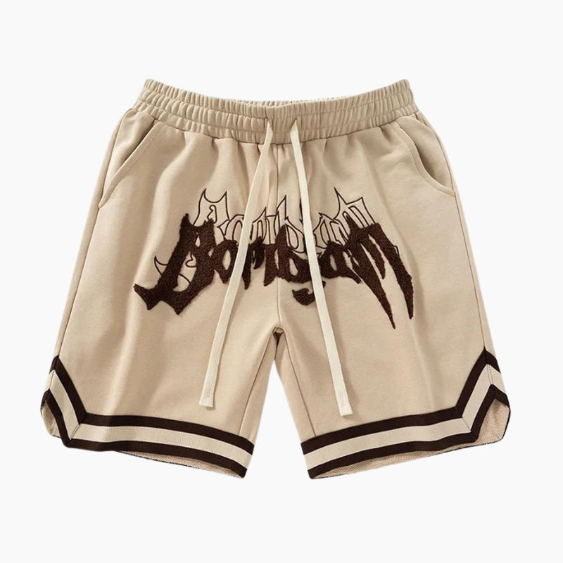 Short Y2K 'Streetwear' beige