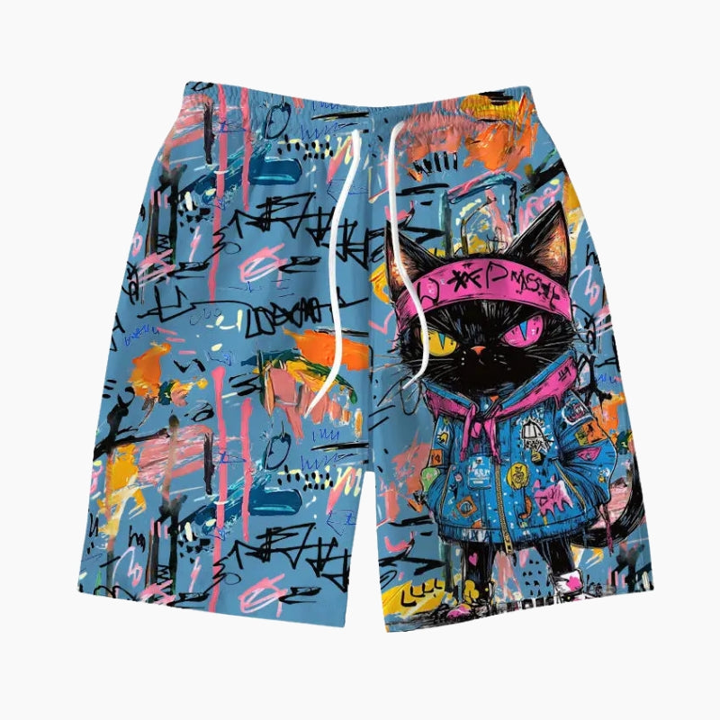Short Y2K mixte édition 'Tag'