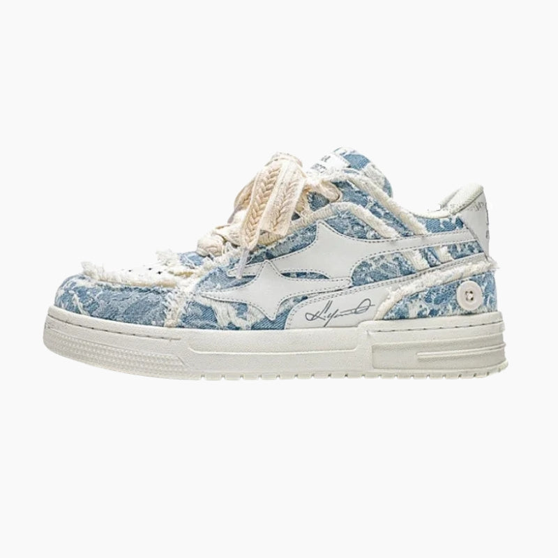 Sneakers Denim Rétro – Sneakers Y2K | Y2K Club