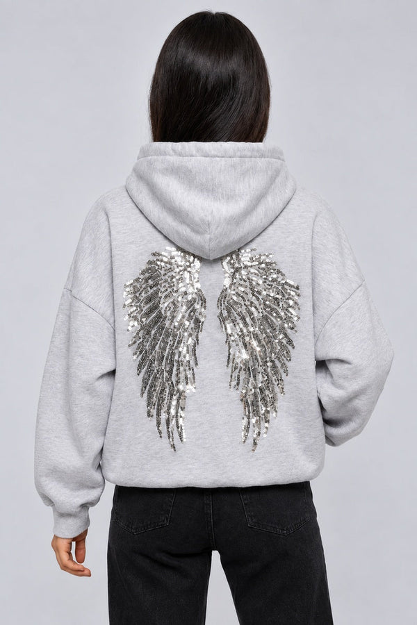 Sweat Ange Ailes Brodées