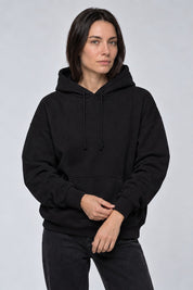Sweat Ange Ailes Brodées noir, vue face — Y2K CLUB