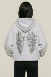 Sweat Ange Ailes Brodées – Sweat Streetwear Y2K | Y2K Club
