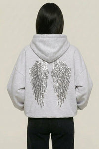 Sweat Ange Ailes Brodées