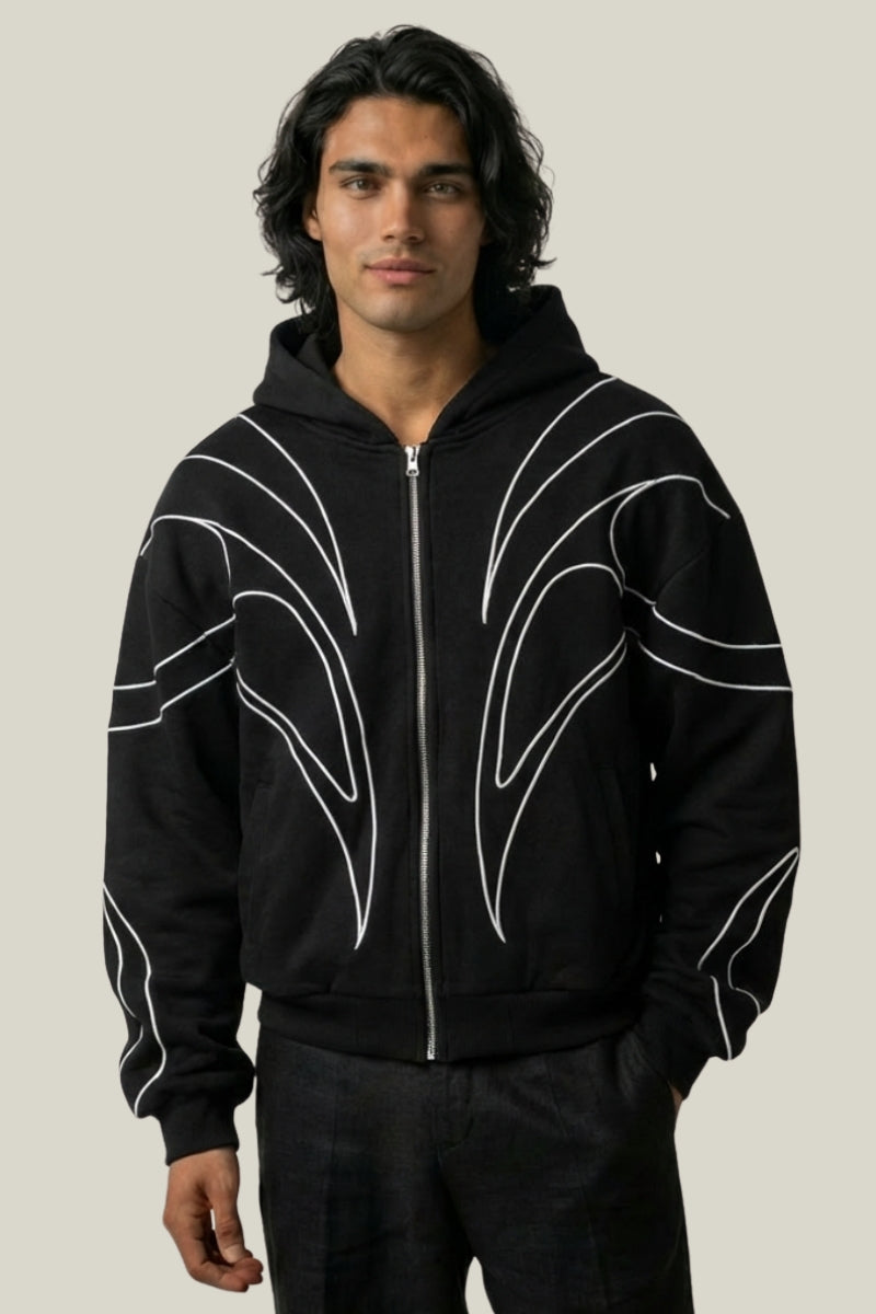 Sweat Brodé Logo Vintage – Sweat Streetwear Y2K | Y2K Club