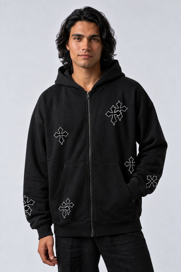 Sweat Croix Zippé