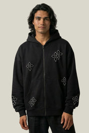 Sweat Croix Zippé – Sweat Streetwear Y2K | Y2K Club