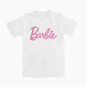 T-Shirt Barbie mixte disponible en noir et blanc, t shirt barbie femme et homme édition Y2K