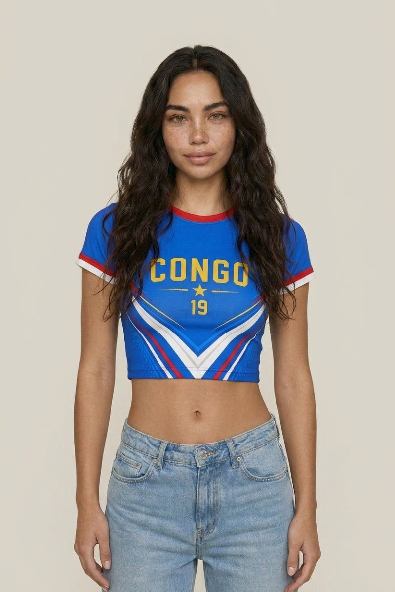 T-Shirt Congo Y2K – Baby Tee Crop Top Streetwear | Y2K Club
