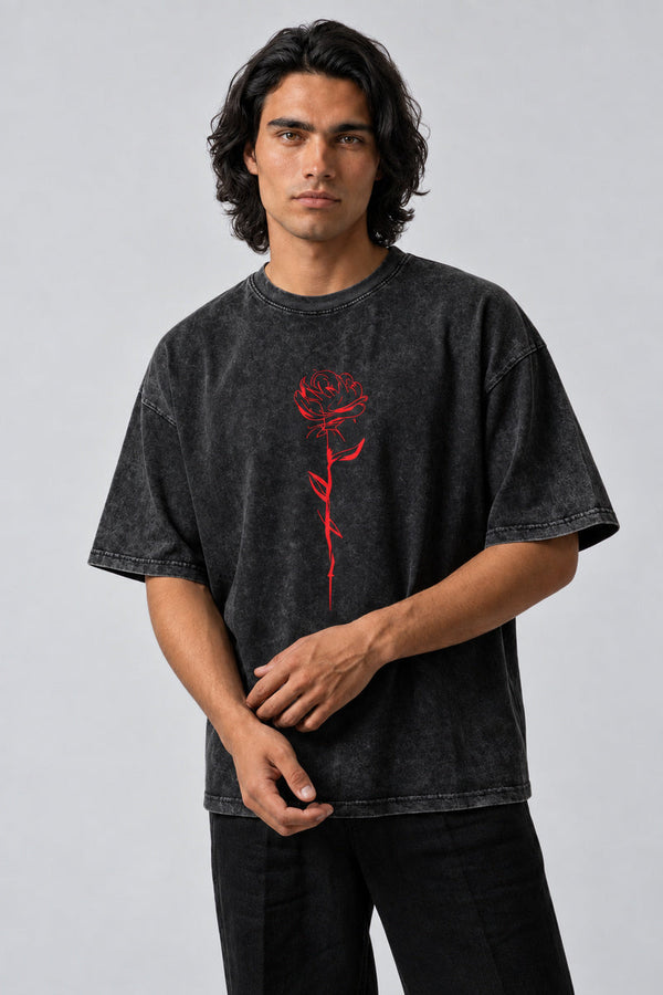T-Shirt Grunge Floral