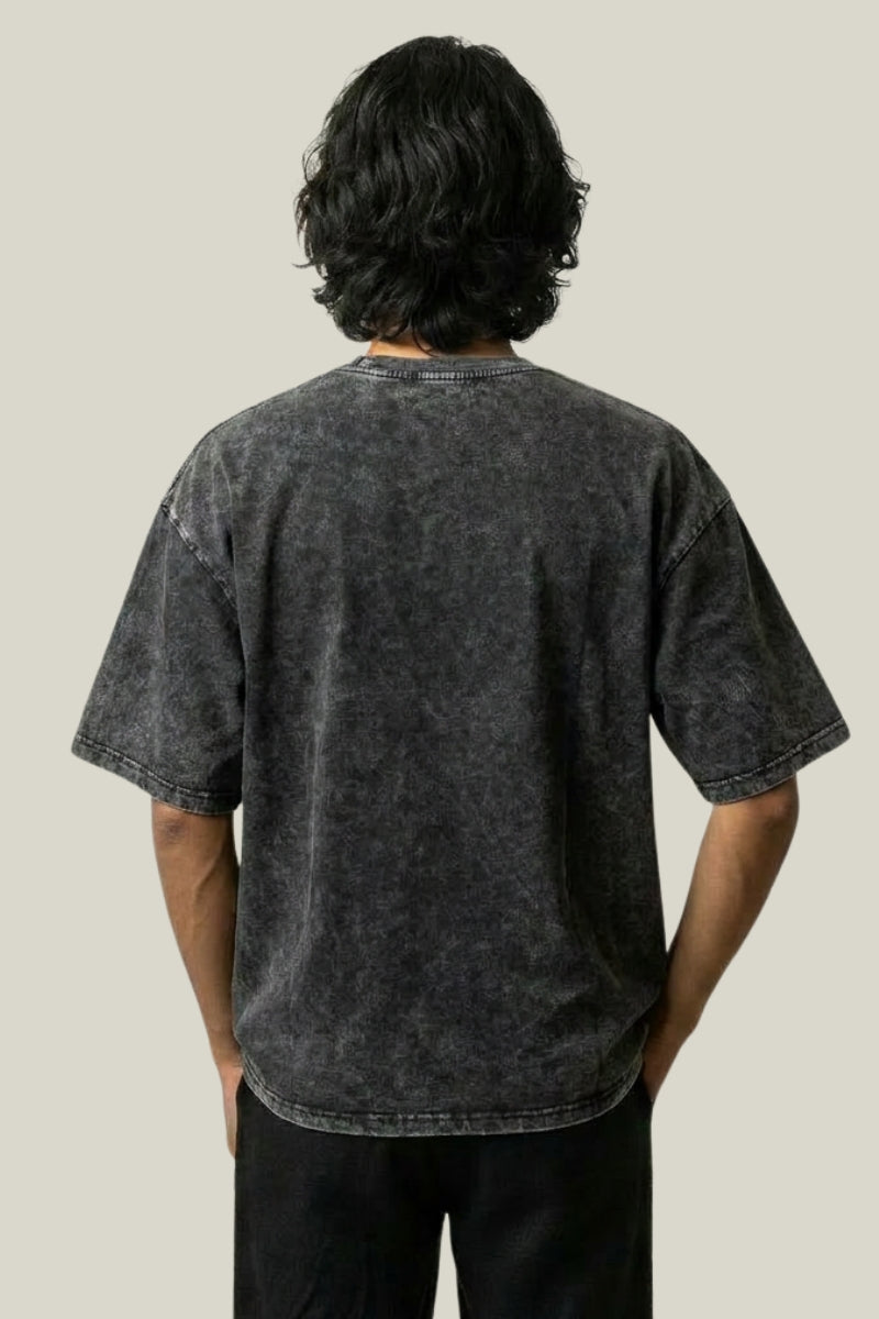 T-Shirt Punk Délavé – T-Shirt Streetwear Y2K | Y2K Club