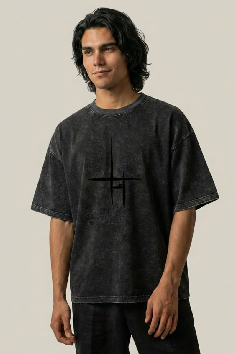 T-Shirt Punk Délavé – Style Streetwear Y2K | Y2K Club