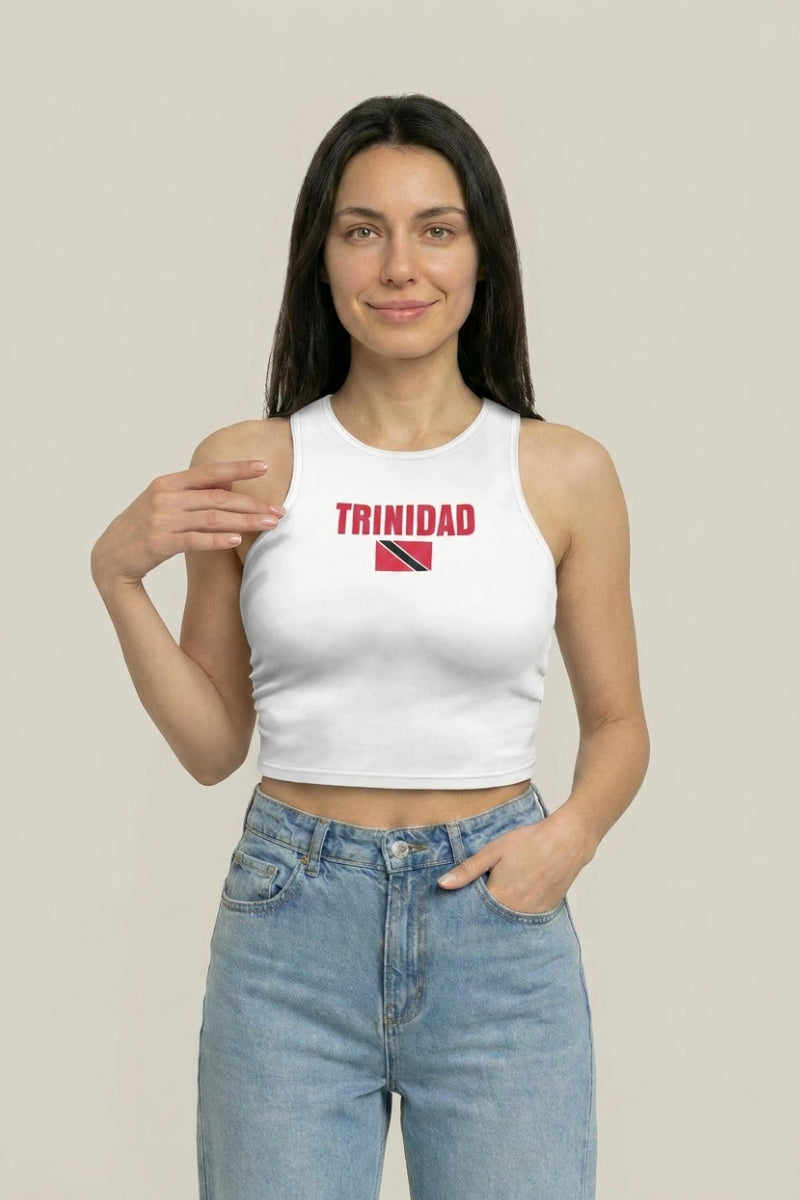T-Shirt Trinidad Y2K – Baby Tee Crop Top Streetwear | Y2K Club