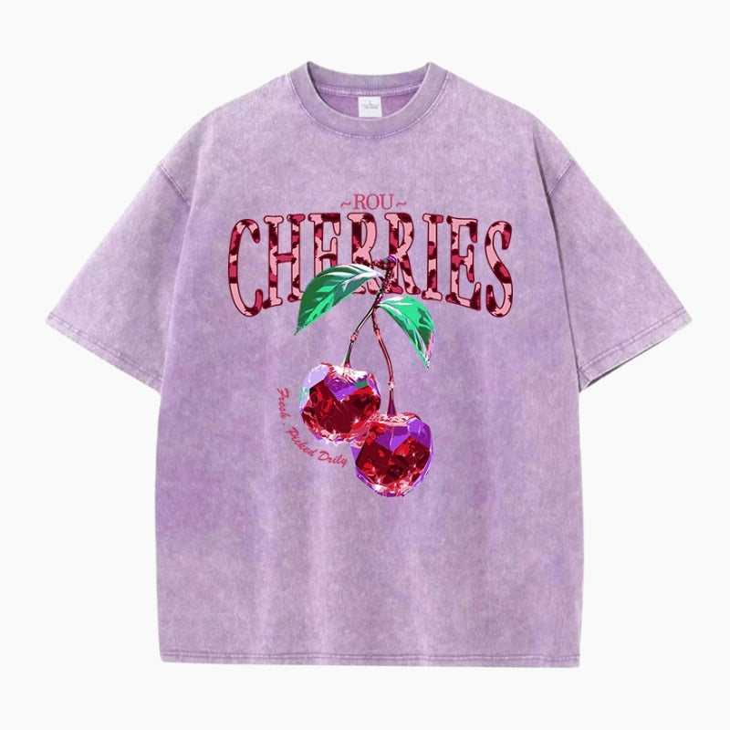 T-Shirt Y2K mixte édition 'Cherries'
