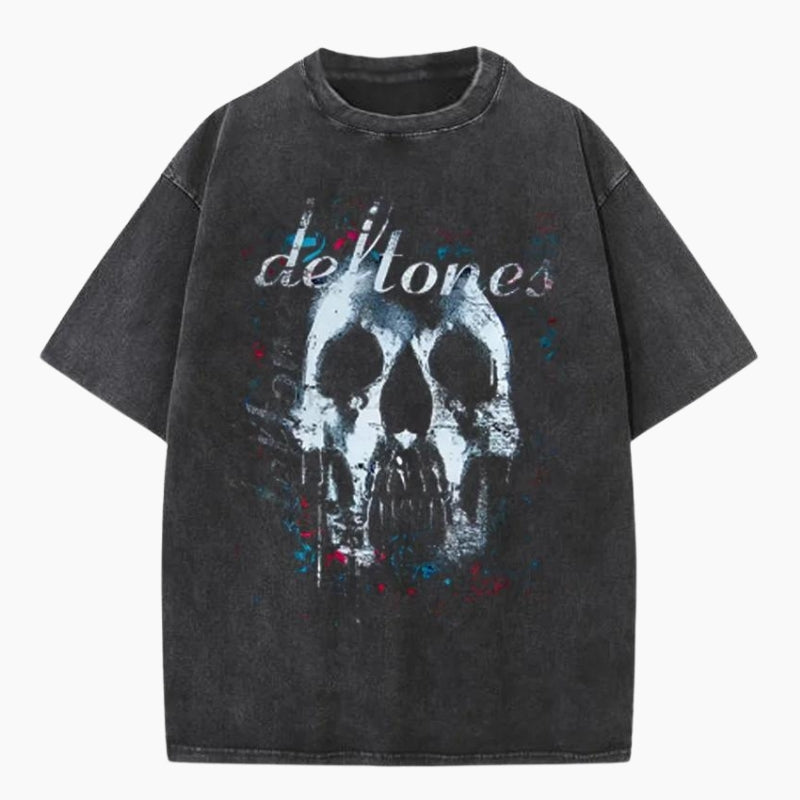 T-Shirt Y2K 'Deftones Skull'