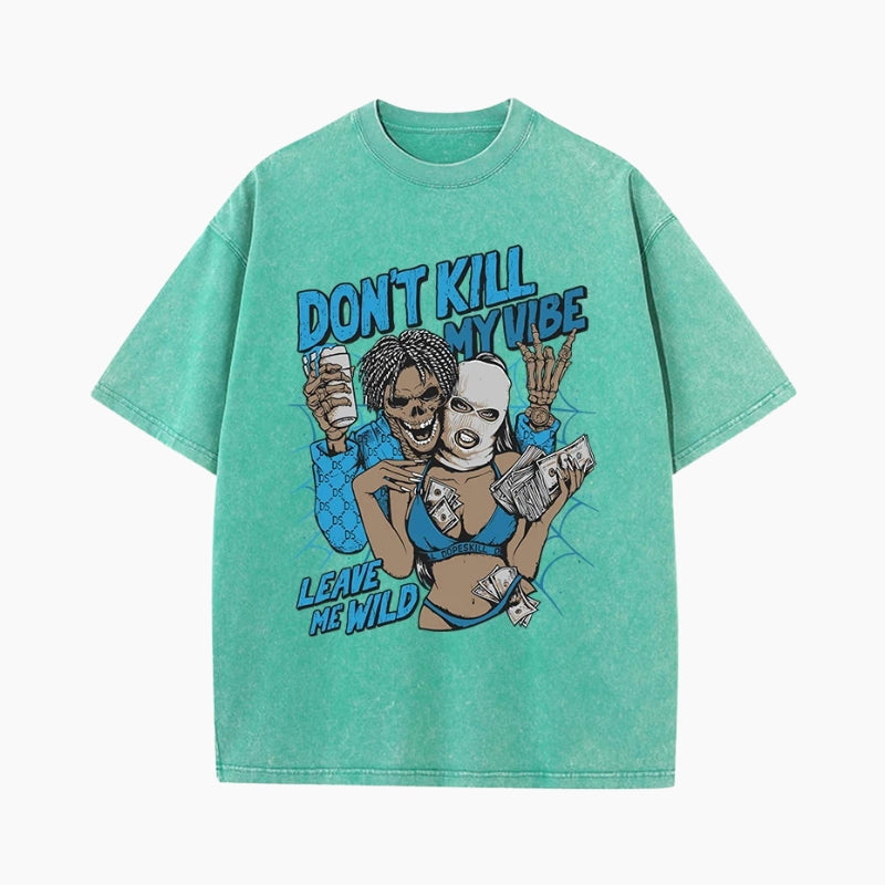 T-Shirt Y2K 'Don't Kill My Vibe'