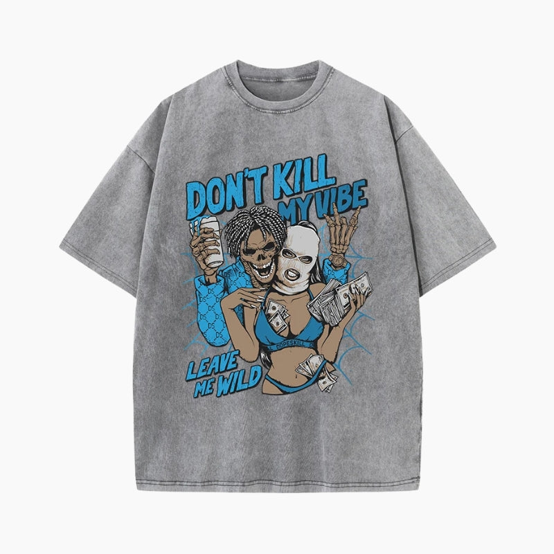 T-Shirt Y2K 'Don't Kill My Vibe'