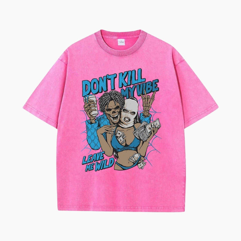 T-Shirt Y2K 'Don't Kill My Vibe'