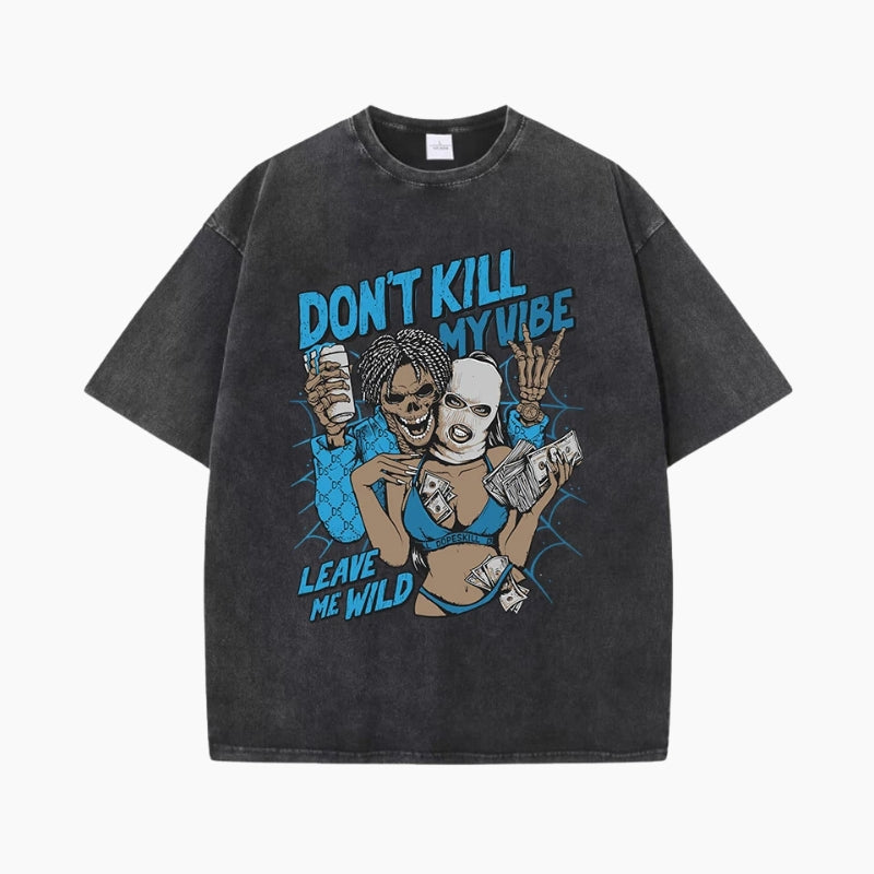 T-Shirt Y2K 'Don't Kill My Vibe'