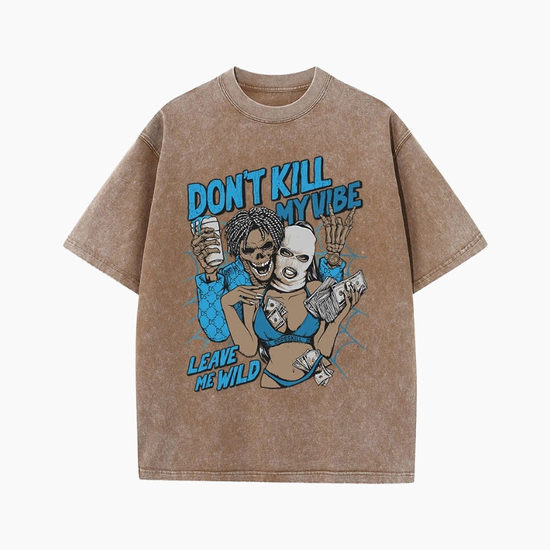 T-Shirt Y2K 'Don't Kill My Vibe'