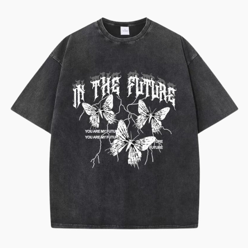 T-Shirt Y2K 'In The Future' noir