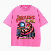 T-Shirt Y2K mixte édition 'Jurassic Gamer'