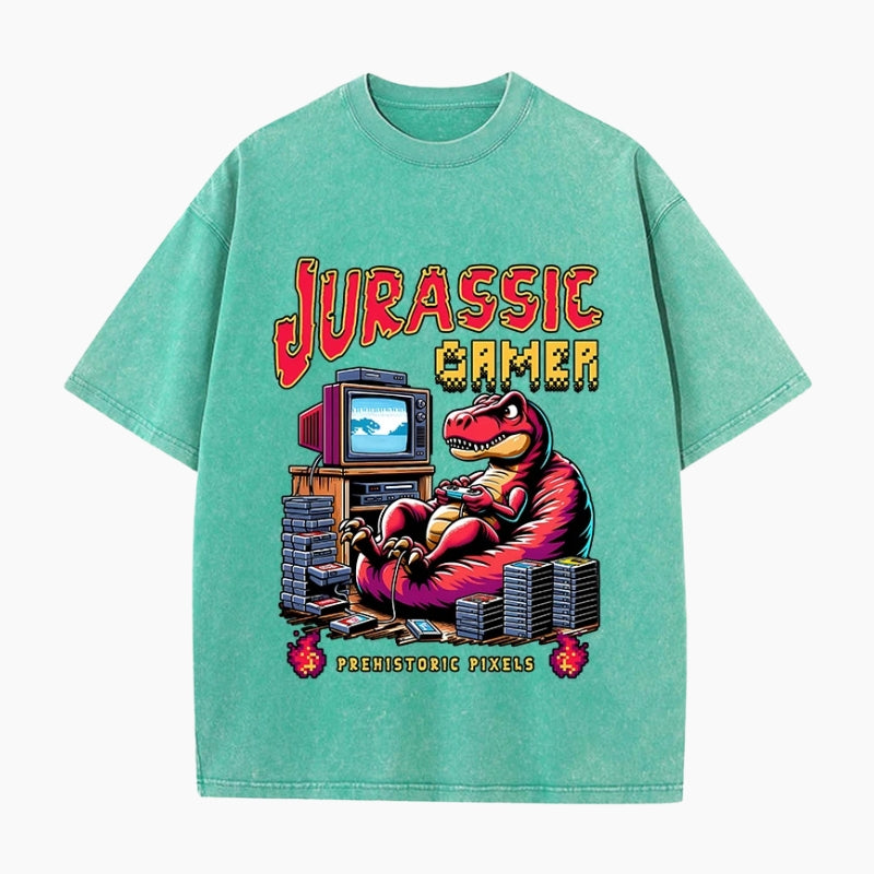T-Shirt Y2K 'Jurassic Gamer'