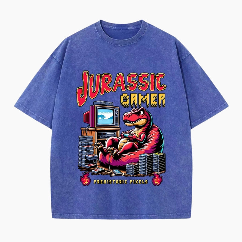 T-Shirt Y2K 'Jurassic Gamer'