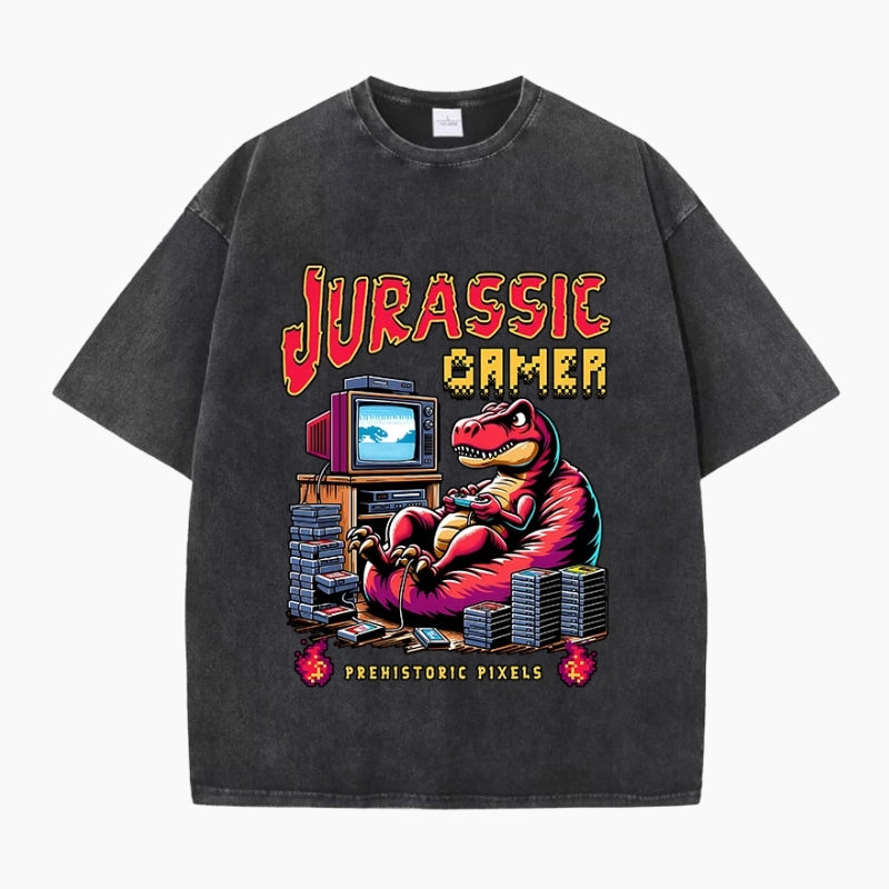 T-Shirt Y2K 'Jurassic Gamer'